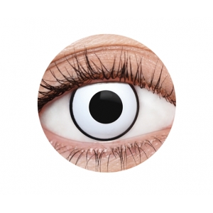 White Deranged Contact Lenses II - Colored Contact Lenses